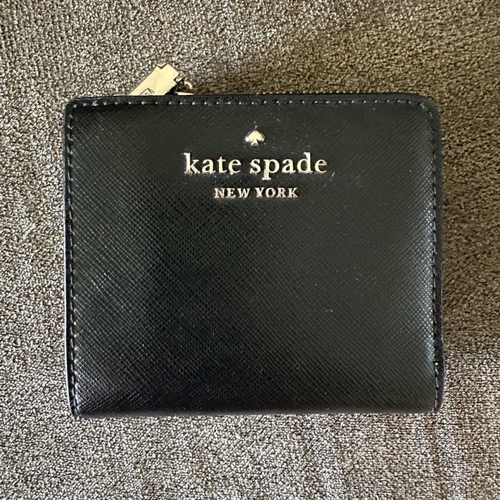 Kate Spade Black Leather Wallet